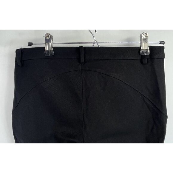 Rachel Zoe Black Julietta Lamb Suede Detail Riding Equestrian Pants Size 4 - Picture 5 of 15